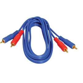 Cabo 2 + 2rca 1,80m Azul Gold Loud