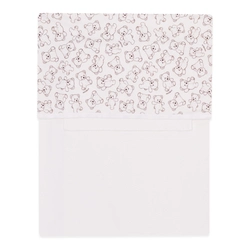 Jogo de Lençol de Berço Suedine Unissex - Ursinho Fofo