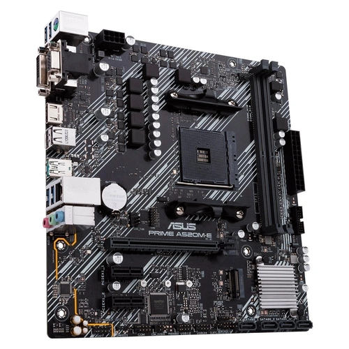 Placa Mãe Asus Prime A520M-E, Chipset A520, AMD AM4, mATX, DDR4