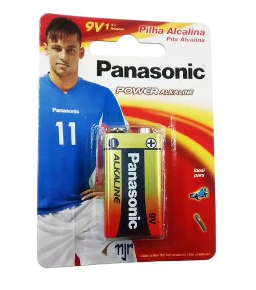 BATERIA PANASONIC 9V ALCALINA C/1