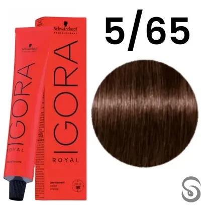 Schwarzkopf Igora Royal Coloração 5/65 Castanho Claro Chocolate Dourado 60ml