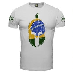 Camiseta Si Vis Pacem Para Bellum Brasil Branca (Team Six)