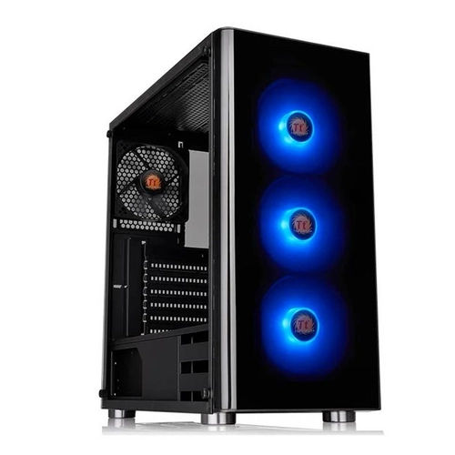 Gabinete Gamer Thermaltake V200 TG RGB c/Fonte 600W CA-3K8-60M1