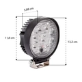Farol Auxiliar Tarponn Cyber Rd 9 Leds 27w 960v
