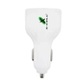 Carregador Veicular C/ 2 Usb + 1 Type-c 4a 30w Mod. Xc-v15 Branco