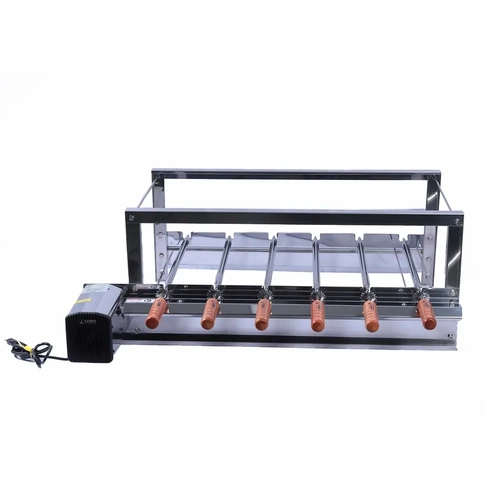 Kit Giratório Lobo Em Inox Gsa 6/75 6 Espetos Pre/40
