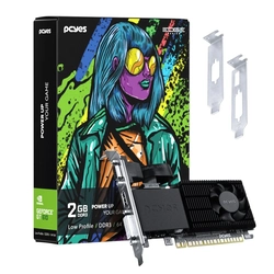 Placa de Vídeo 2GB GT610 Pcyes Edge - PPE610DR3LPBR