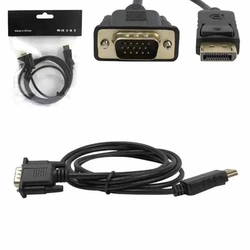 Cabo Displayport P/ Vga - 1.8m Preto - Tsa