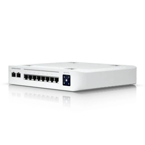 Switch Ubiquiti Uni-fi 8 Portas Poe+ De 2.5g e 2 Portas Sfp+ De 10g - Usw-enterprise-8-poe
