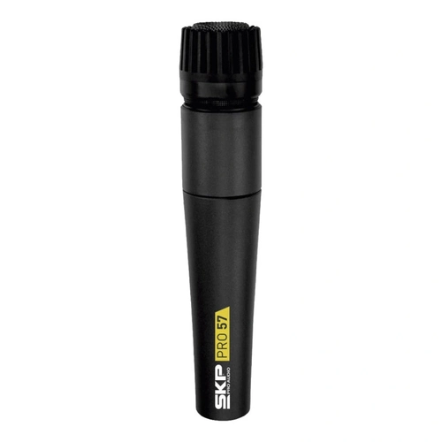 Microfone Com Fio Profissional, Acompanha Cabo 5 Metros Pro-57