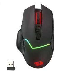 Mouse Gamer Redragon Mirage Pro Black Wireless RGB 8 Botões Programáveis - M690-PRO