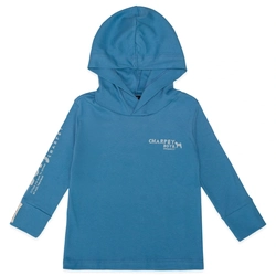 Camiseta Manga Longa com Capuz Bonjour Azul Charpey - Masculina