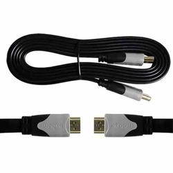 Cabo Hdmi Gold 3m 2.0 4k 60hz Tipo Flat Conectores Banhado A Ouro Ref. Cbx-h2b30sm