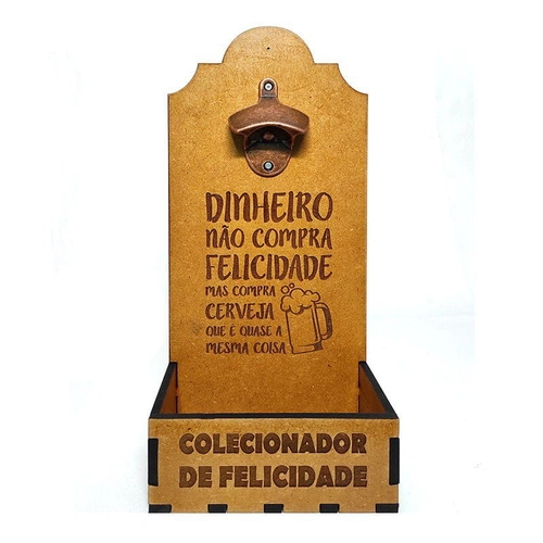 Abridor de Garrafas MDF (Parede)