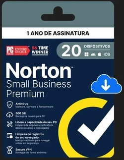 Norton Small Business Premium 500gb 20 Dispositivos 12 Meses - 21460295