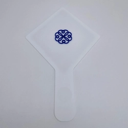 Espelho Branco M - Logo alto relevo inicial ou desenho