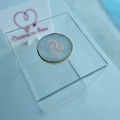 Caixa Seringas da semana Quartzo  - Logo alto relevo inicial ou desenho