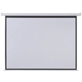 Tela de Projeção Retrátil Elétrica 2,03 X1,52m 100'' Com Controle Remoto Ac350 110v