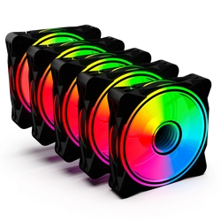 Kit Cooler Gabinete 120MM Onepower - Radiant X5 FN-702