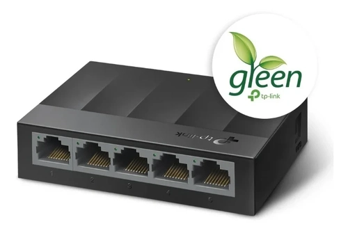 HUB SWITCH TP-LINK LS1005G 5 PORTAS GIGABIT 1000MBPS - PRETO