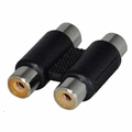 Adaptador Emenda Rca Dupla Femea (pct C/ 10 Peças) Ref. Le-5582