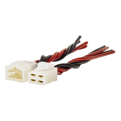 Chicote 4 Vias Permak Fio 4mm Branco Permak 35/x1