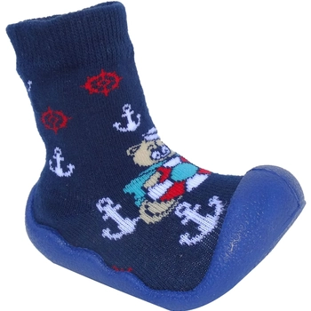 Meia com solado emborrachado