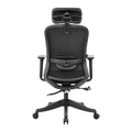 CADEIRA DT3 ATRIA COOL BLACK 14772-1 + MASSAGEADOR LOMBAR  RELAX COOL BLEACK