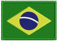 PatchsPatch Bandeira do Brasil Cia Militar Divisa de Gola