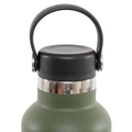 Garrafa Térmica PE 25 OZ 750ml com Tampa - QGK (Verde Militar)