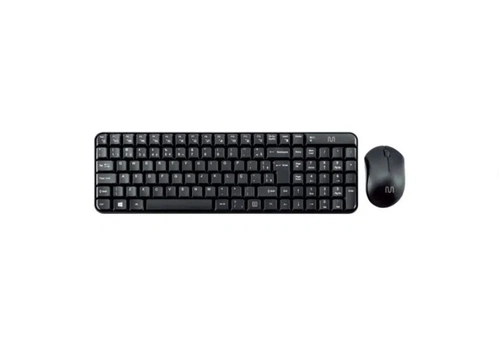 Kit Teclado e Mouse Multi, s/ fio, 2.4GHZ, Multimidia, USB, Preto - TC183.