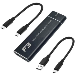 Adaptador F3 para M.2 Nvme e Sata Para Usb-c Tipo-c - Cs-adp-ngff/nvme