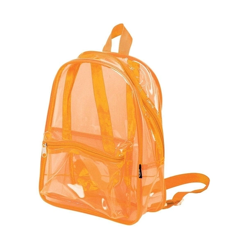 Mochila Escolar Infantil Laranja Neon - Kit