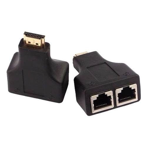 Extensor Cabo Hdmi 3D Até 30 Metros Via Cabo Lan