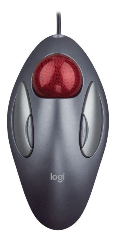Mouse Logitech Marble Trackman Usb/ps2 Prata 910-000806