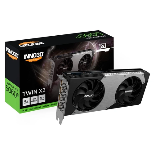 Placa de Vídeo 8GB RTX5060TI TWIN X2 INNO3D - N506T2-08D7-193075N