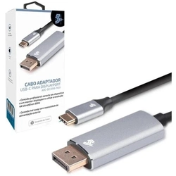 Cabo Adaptador Usb-c Tipo-c Para Displayport Macho 4k 60hz 1.8m 5+