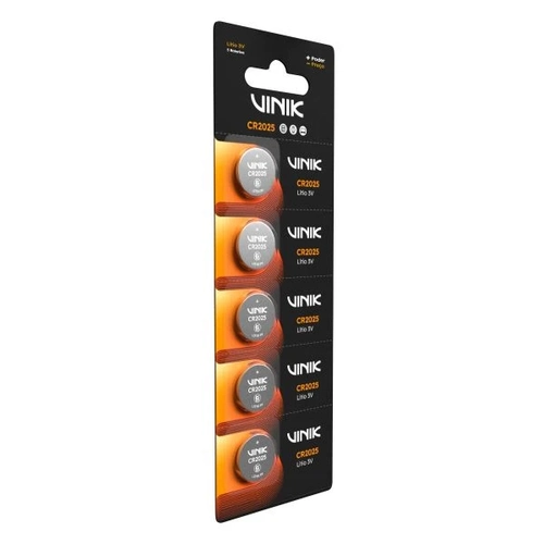 BATERIA DE LÍTIO CR2025 C/5 3V - VB25B5 - VINIK