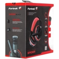 Headset Gamer Fortrek P3 Spider Black Preto/vermelho g