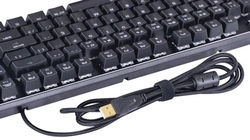 Teclado Pcyes AXION Mecânico Kailh Blue Led Branco - 25197