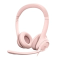 Headset Logitech H390 Rosa Estéreo Usb - 981-001280