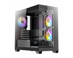 Gabinete Gamer Antec Cx300m Rgb Preto Lateral de Vidro Micro-atx/itx - 0-761345-10142-4