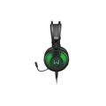 Headset Gamer Multi PH259 Warrior Raiko USB 7.1, 3D, Digital Surround Sound, LED Verde
