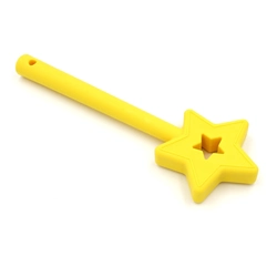 Mordedor de Varinha Estrela ARK Therapeutic® - Padrão Macio - Amarelo