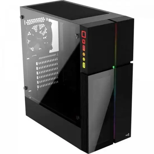 Gabinete Gamer Aerocool Mid Tower Playa Rgb Vidro Temperado