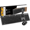 Kit Teclado e Mouse Sem Fio 5+ Premium Preto