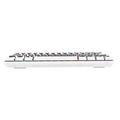 Teclado Pcyes Mecanico 60% Zot Branco Outemu Brown Hotswap Led RGB - PZWOHBWRGB