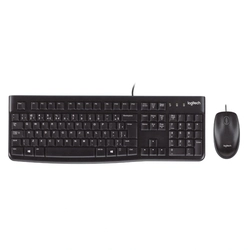 Kit Teclado e Mouse Logitech Mk120 Preto Usb Padrão Abnt2 - 920-004429