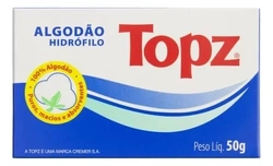 Algodão Hidrófilo Topz  50g