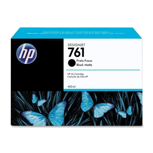Cartucho De Tinta Hp 761 Preto Fosco Pluk 400ml Cm991a